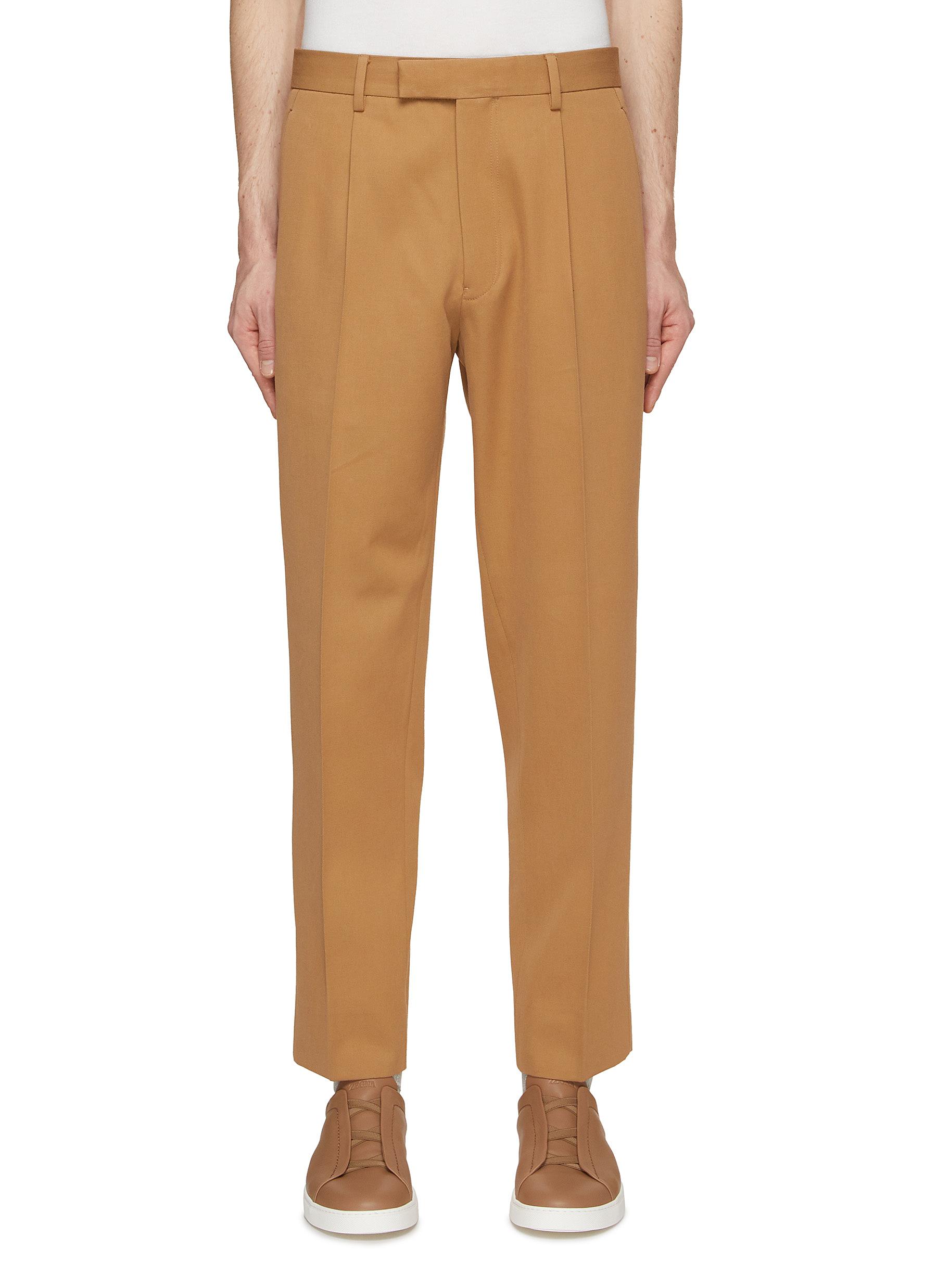 Marinaio Cotton Double Pleated Pants – Ghiaia Cashmere