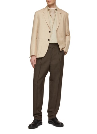 Figure View - Click To Enlarge - ZEGNA - Button Up Silk Shirt