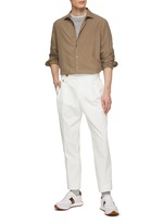 SILK LINEN DOBBY SHIRTS JACKET ・SLACKS