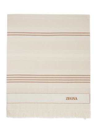 Main View - Click To Enlarge - ZEGNA - Stripes Cotton Beach Towel