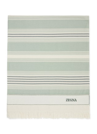 Main View - Click To Enlarge - ZEGNA - Stripes Cotton Beach Towel