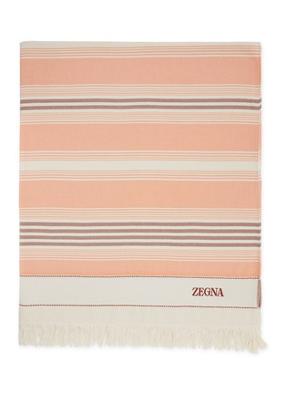 Main View - Click To Enlarge - ZEGNA - Stripes Cotton Beach Towel