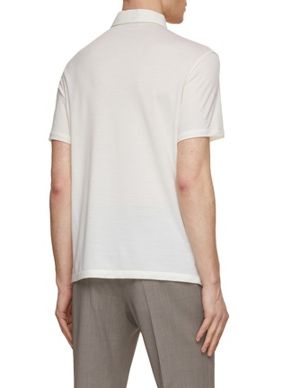 Back View - Click To Enlarge - ISAIA - Short Sleeve Polo Shirt