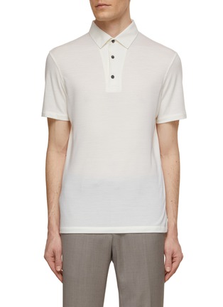 Main View - Click To Enlarge - ISAIA - Short Sleeve Polo Shirt