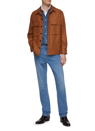 Figure View - Click To Enlarge - ISAIA - Indaco Wash Denim Jeans