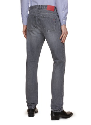 Back View - Click To Enlarge - ISAIA - Washed Denim Jeans