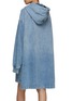 Back View - Click To Enlarge - FRAME - Oversized Popover Hooded Dress