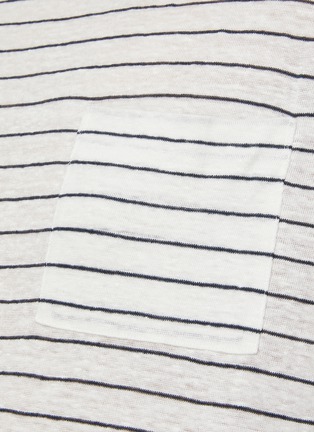 - FRAME - Striped Crewneck T-Shirt