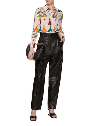 Figure View - Click To Enlarge - ALICE & OLIVIA - Willa Silk Shirt