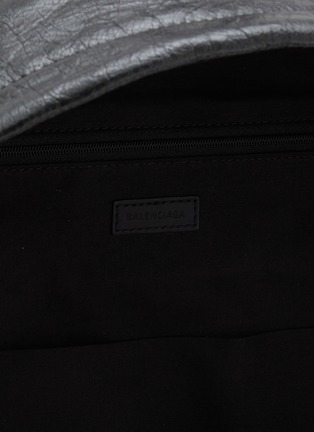 Detail View - Click To Enlarge - BALENCIAGA - Explorer Crinkled Leather Backpack