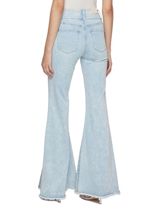 Back View - Click To Enlarge - ALICE & OLIVIA - Beautiful Seamed Wide Leg Jeans