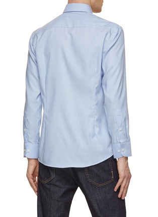 Back View - Click To Enlarge - ETON  - Cutaway Collar Slim Fit Oxford Shirt