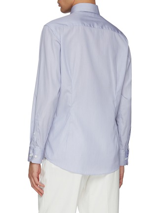 Back View - Click To Enlarge - ETON  - Hairline Stripe Shirt