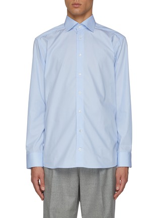 Main View - Click To Enlarge - ETON  - Tonal Stripe Shirt