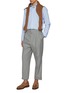 Figure View - Click To Enlarge - ETON  - Tonal Stripe Shirt