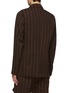 Back View - Click To Enlarge - UMA WANG - Striped Single Breasted Blazer