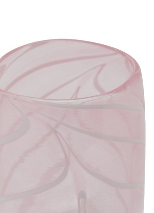Detail View - Click To Enlarge - HENRY HOLLAND STUDIO - Mid-Ball Glass Tumbler — Powder Pink