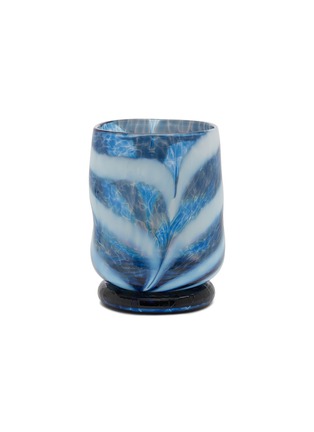 Main View - Click To Enlarge - HENRY HOLLAND STUDIO - Mid-Ball Glass Tumbler — Ocean Blue