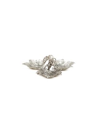 Main View - Click To Enlarge - BUCCELLATI - Nature Medium 3 Vine Leaves Sterling Silver Centrepiece