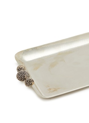 Detail View - Click To Enlarge - BUCCELLATI - Caviar Sterling Silver Vide Poche
