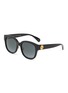 Main View - Click To Enlarge - GUCCI - Round Recycled Acetate Sunglasses