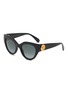 Main View - Click To Enlarge - GUCCI - Cat Eye Recycled Acetate Sunglasses
