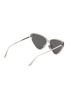 Figure View - Click To Enlarge - BALENCIAGA - Logo Metal Cat Eye Sunglasses
