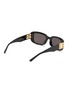 Figure View - Click To Enlarge - BALENCIAGA - Logo Acetate Rectangle Sunglasses
