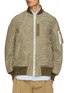 Main View - Click To Enlarge - SACAI - Embroidered Patchwork Bomber Jacket