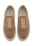 Detail View - Click To Enlarge - BRUNELLO CUCINELLI - Lace Up Canvas Sneakers