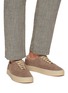 Figure View - Click To Enlarge - BRUNELLO CUCINELLI - Lace Up Canvas Sneakers