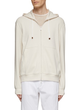 Main View - Click To Enlarge - BRUNELLO CUCINELLI - Cotton Blend Hoodie