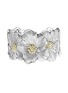 Main View - Click To Enlarge - BUCCELLATI - Blossoms Silver Vermeil Bangle Cuff — Size 160