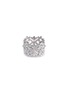 Main View - Click To Enlarge - BUCCELLATI - Eternelle Opera 18K White Gold Diamond Ring — Size 510