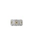 Main View - Click To Enlarge - BUCCELLATI - Blossoms Silver Fancy Diamond Eternelle Ring — Size 53