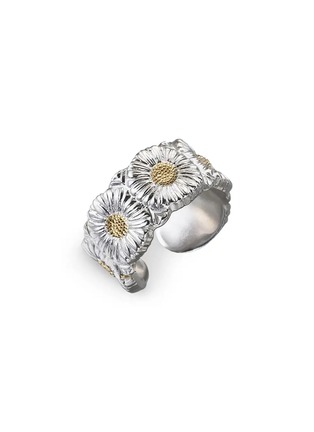 Main View - Click To Enlarge - BUCCELLATI - Blossoms Silver Eternelle Ring — Size 59