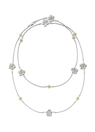 Main View - Click To Enlarge - BUCCELLATI - Blossoms Silver Vermeil Necklace