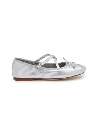 Main View - Click To Enlarge - CIRCUS BY SAM EDELMAN - Zuri Criss Cross Leather Ballerina Flats