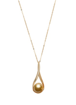 Main View - Click To Enlarge - JEWELMER - Zen 18K Gold Golden South Sea Pearl Pendant