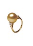 Main View - Click To Enlarge - JEWELMER - Les Classiques 18K Gold Golden South Sea Pearl Diamond Ring — Size 52