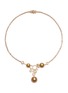 Main View - Click To Enlarge - JEWELMER - Bollicine 18K Gold Golden South Sea Pearl Diamond Necklace