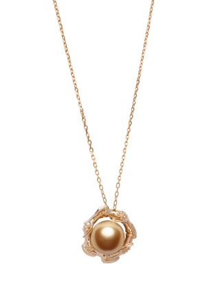 Main View - Click To Enlarge - JEWELMER - Zen 18K Gold Golden South Sea Pearl Pendant
