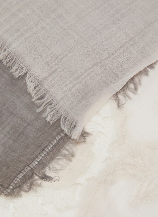 Detail View - Click To Enlarge - LANE'S - Lace Appliqué Cashmere Silk Scarf
