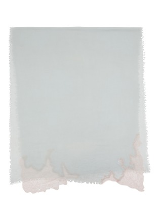 Main View - Click To Enlarge - LANE'S - Lace Appliqué Cashmere Scarf
