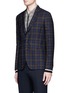 Front View - Click To Enlarge - PAUL SMITH - 'Soho' check plaid wool-silk soft blazer