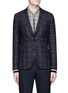 Main View - Click To Enlarge - PAUL SMITH - 'Soho' check plaid wool-silk soft blazer