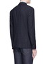 Back View - Click To Enlarge - PAUL SMITH - 'Soho' check texture hopsack soft blazer