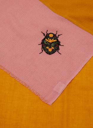 Detail View - Click To Enlarge - JANAVI - Beetle Dance Merino Wool Scarf
