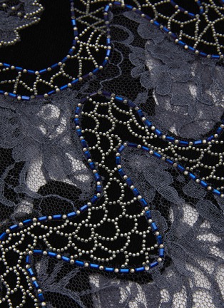 Detail View - Click To Enlarge - JANAVI - Lace Art Merino Wool Scarf