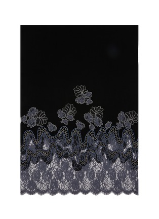 Main View - Click To Enlarge - JANAVI - Lace Art Merino Wool Scarf